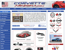 Tablet Screenshot of corvetteperformanceaz.com